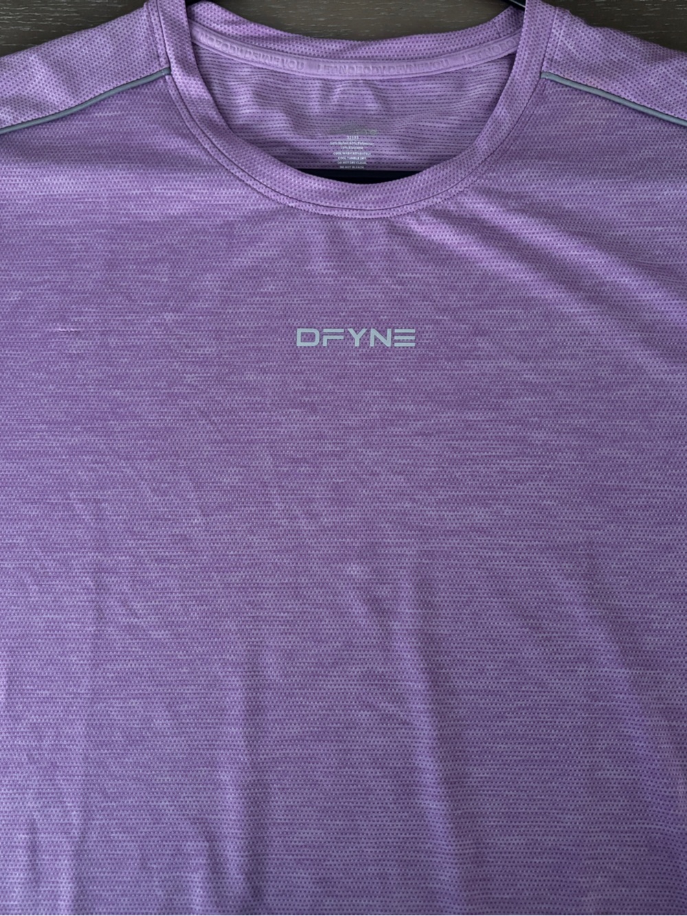 DFYNE Men’s Short Sleeve Performance Tee — Lavender Purple